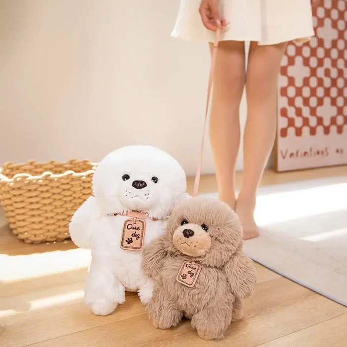 عروسک سگ پولیشی سفید کد 666217