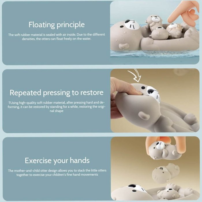 اسباب بازی حمام تور و سمور آبی کد KK00825040001