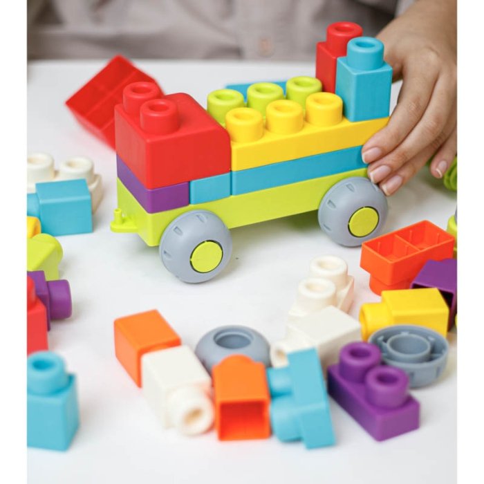 اسباب بازی آجره  نرم 47 تکه کد 188622