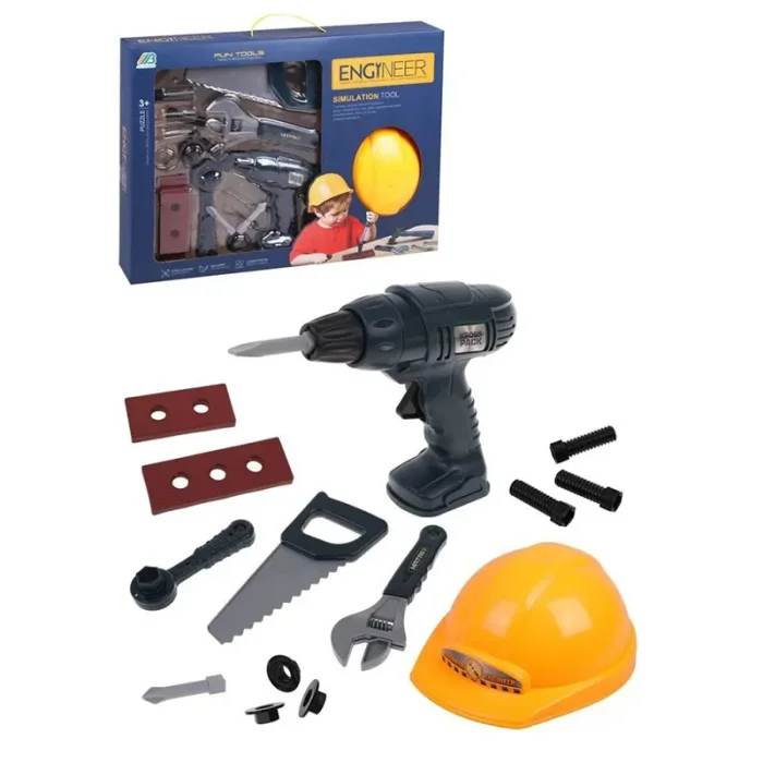 ست ابزار 15 تکه با کلاه ایمنی کد MT23