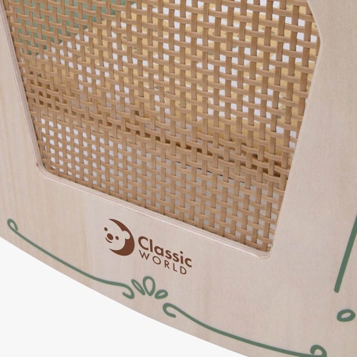 گهواره عروسک چوبی کلاسیک ورلد Classic World Vintage Cradle کد 50633