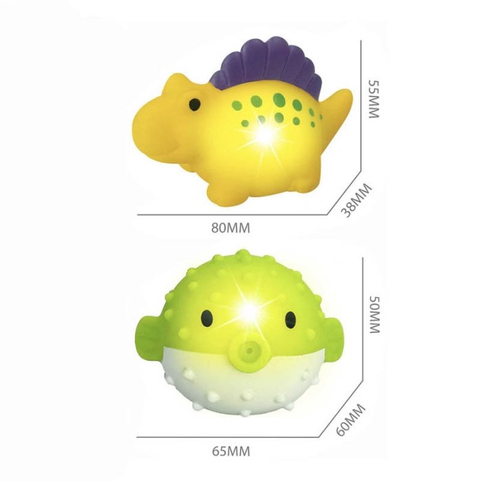 اسباب بازی حمام پوپت حیوانات اقیانوس 4 تکه کد RF122