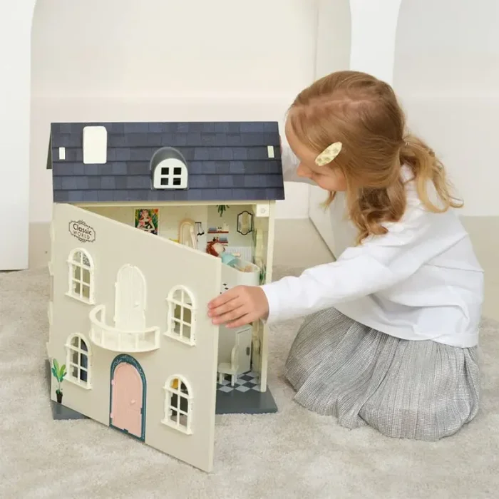 خانه عروسک چوبی وینتیج کلاسیک ورد Classic World Vintage Dollhouse کد 50620