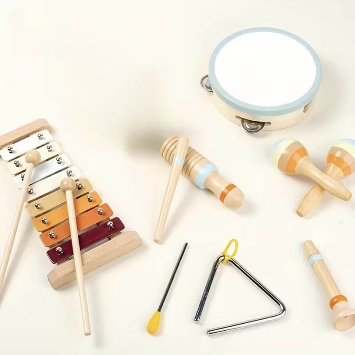 اسباب بازی ست موسیقی چوبی 6 عددی کد TB01225080140