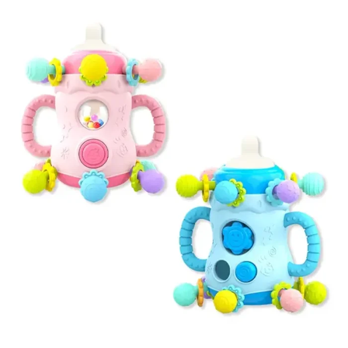 اسباب بازی بیزی بال 5 در 1 طرح شیشه شیر کد 022A