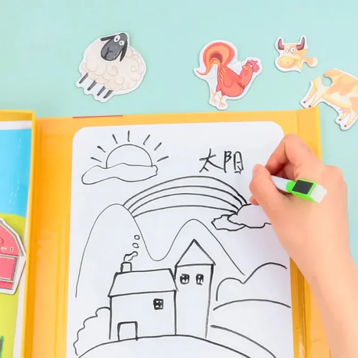 کتاب مگنتی پازلی مدل مزرعه کد 7143599