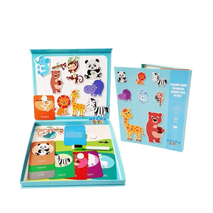 کتاب مگنتی پازلی مدل حیوانات جنگل کد 7143600