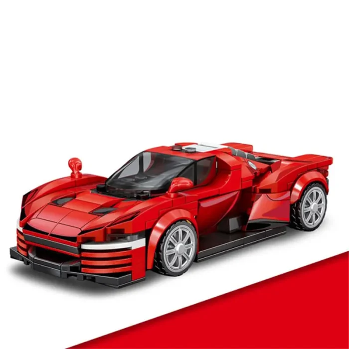لگو ماشین مسابقه 336 تکه رنگ قرمز کد 714563