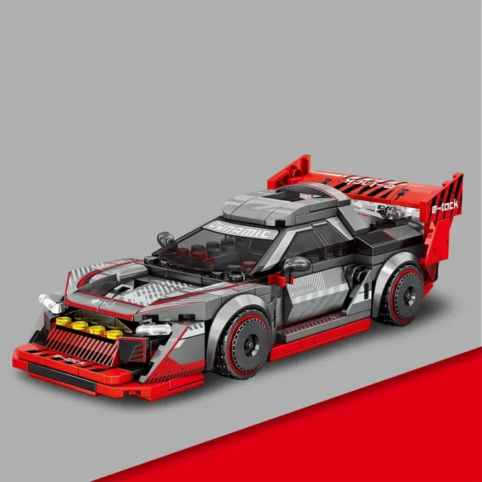 لگو ماشین مسابقه 328 تکه رنگ طوسی قرمز کد 714560