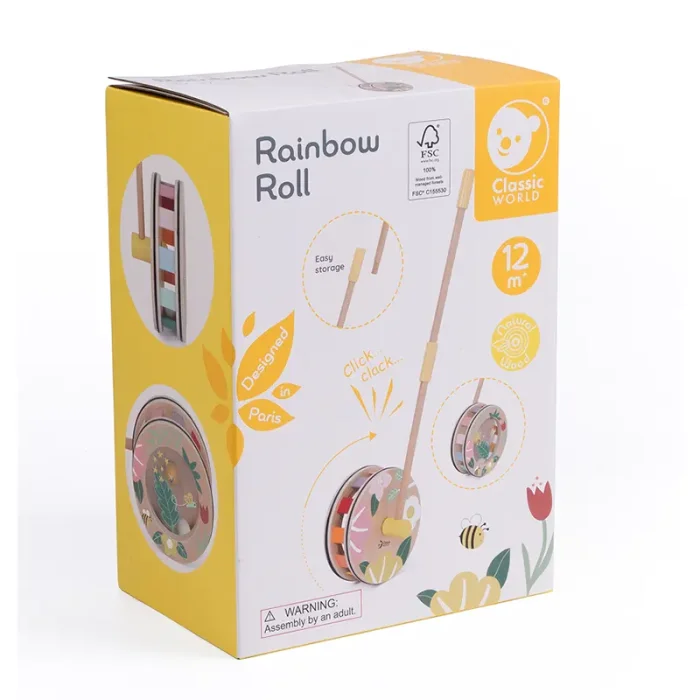 واکر کودک رنگین کمانی کلاسیک ورلد Classic World Rainbow Roll کد 10537