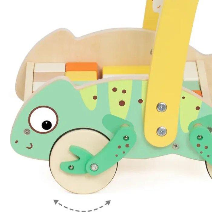 واکر کودک و بلوک چوبی 28 تکه کلاسیک ورلد Baby Walker With Blocks Classic World کد 10536