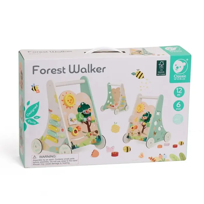 واکر چوبی آموزشی کودک کلاسیک ورد Forest Walker Classic World کد 10527