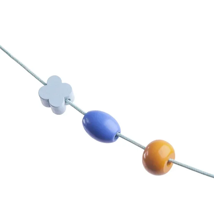 اسباب بازی چوبی نخ و مهره کلاسیک ورلد classic world Lacing Beads کد 53818
