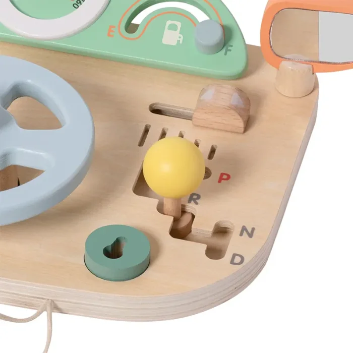 بیزی برد آموزش رانندگی چوبی کلاسیک ورلد Classic World Steering Wheel کد 20259