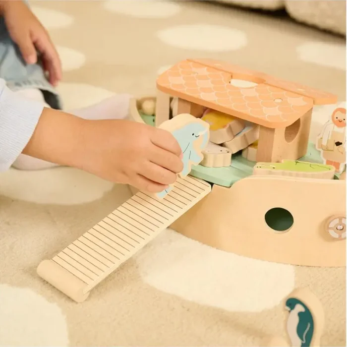 اسباب بازی چوبی کشتی نوح کلاسیک ورلد Classic World Making Noah's Ark کد 20188