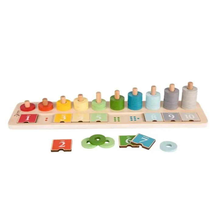 تخته چوبی شمارش اعداد کلاسیک ورد Classic World Counting Stacker کد 54556
