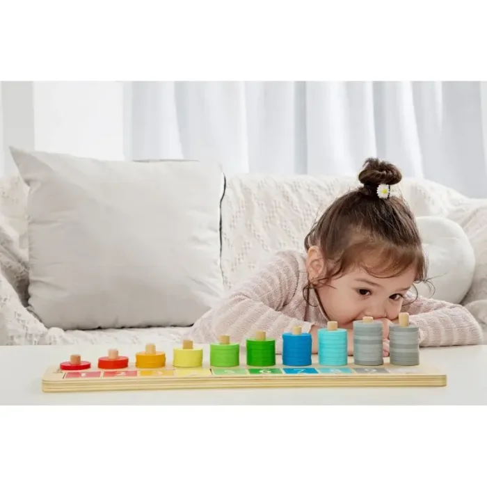تخته چوبی شمارش اعداد کلاسیک ورد Classic World Counting Stacker کد 54556