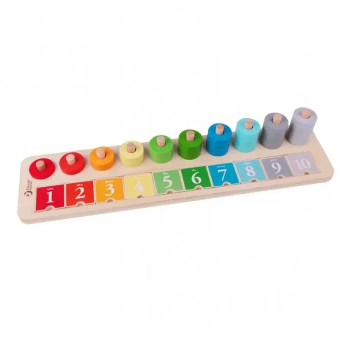 تخته چوبی شمارش اعداد کلاسیک ورد Classic World Counting Stacker کد 54556