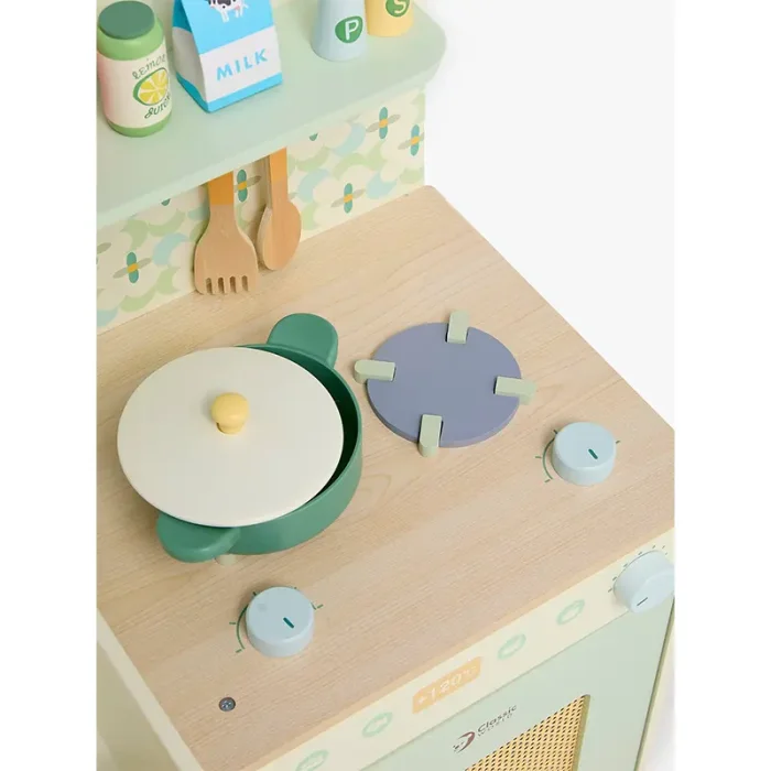 آشپزخانه کودک چوبی کلاسیک ورلد Natural Kitchen classic world کد 50641