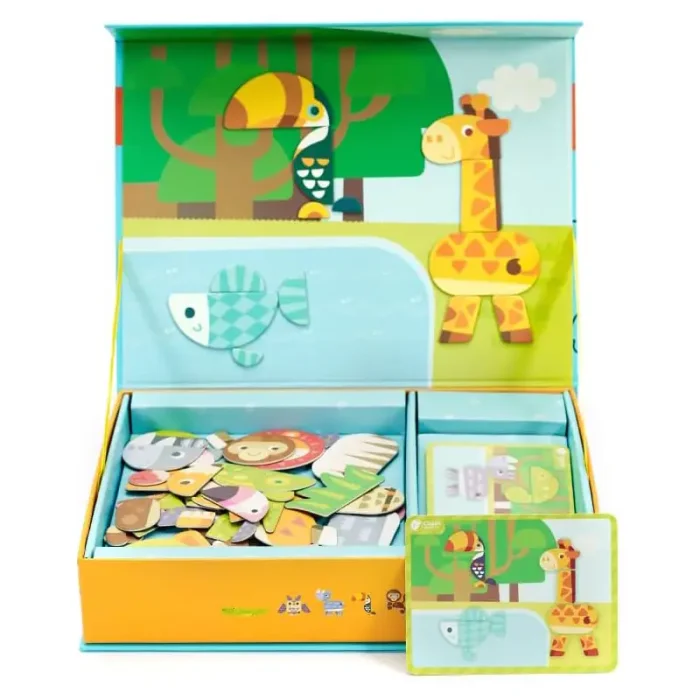 پازل مگنتی کلاسیک ورلد مدل جنگل Classic World Magnetic Forest Animal کد 20025