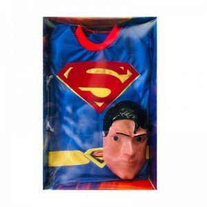 لباس نمایش بالماسکه کودک عضله دار سوپرمن مدل 7446
