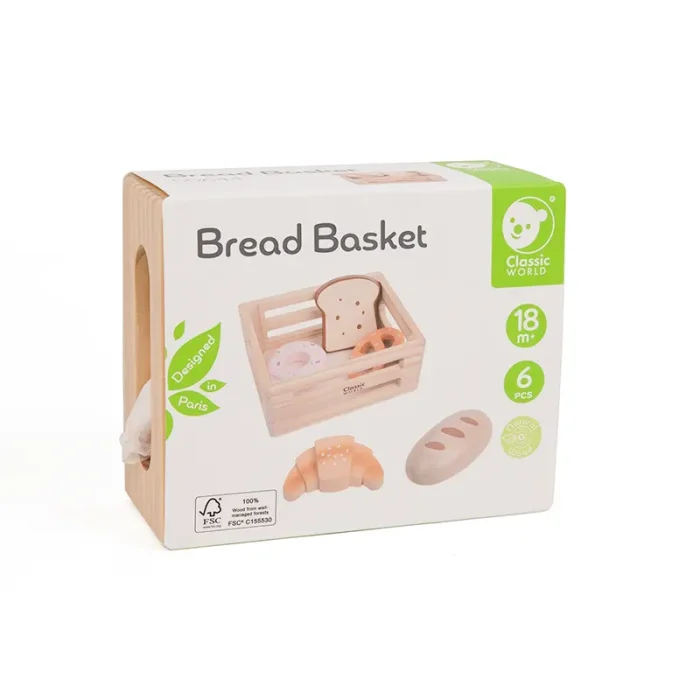 سبد نان چوبی کلاسیک ورلد Bread Basket Classic World کد 50644