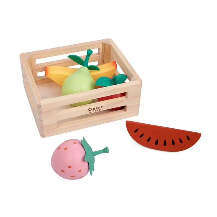 سبد میوه چوبی کلاسیک ورلد Fruit Basket Classic World کد 50643