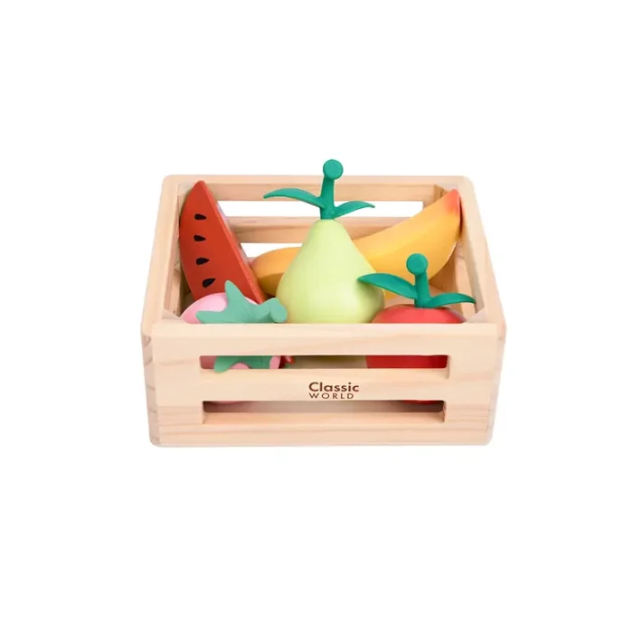 سبد میوه چوبی کلاسیک ورلد Fruit Basket Classic World کد 50643
