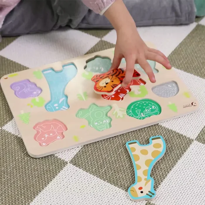 پازل چوبی حیوانات کلاسیک ورد Classic World Animal Puzzle  کد 40069