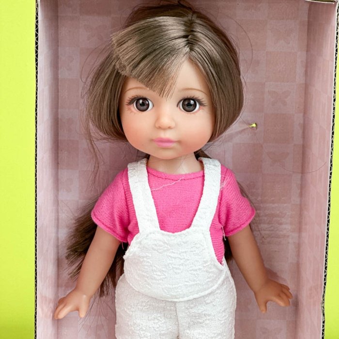 عروسک دخترانه sweet girl لباس سفید کد WZB99013