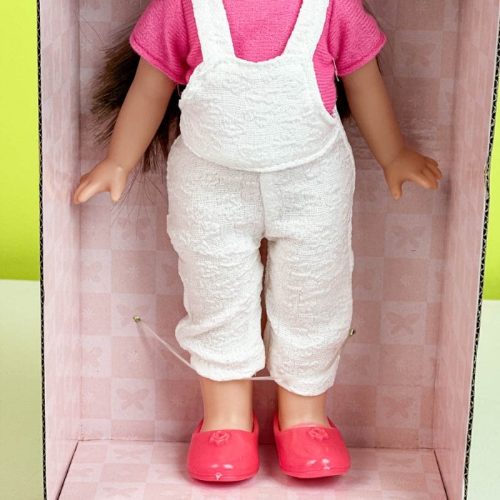 عروسک دخترانه sweet girl لباس سفید کد WZB99013