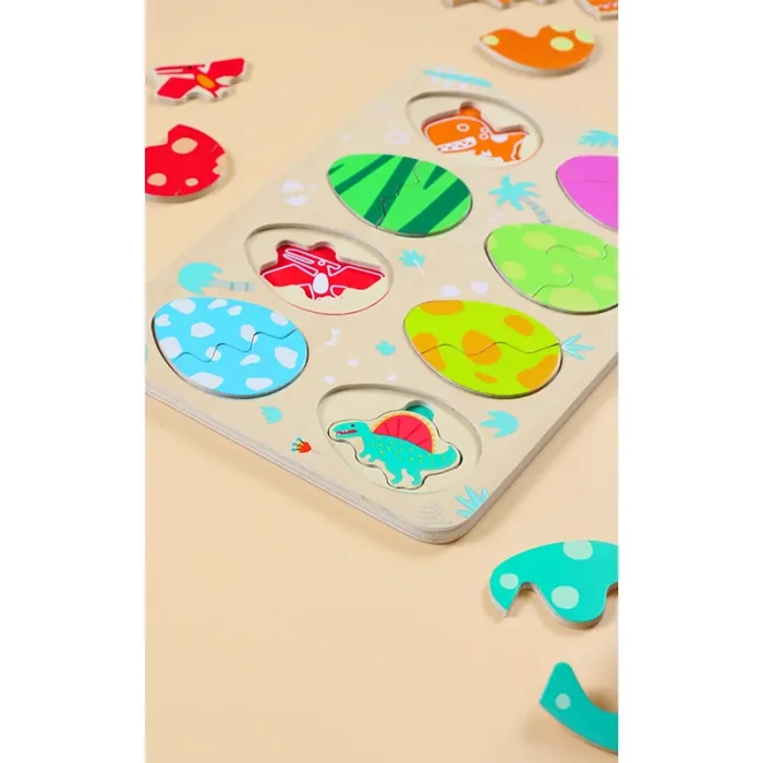 پازل چوبی دایناسور کلاسیک ورد Classic World Dinosaur Puzzle کد 40071