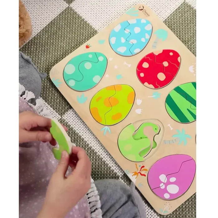 پازل چوبی دایناسور کلاسیک ورد Classic World Dinosaur Puzzle کد 40071