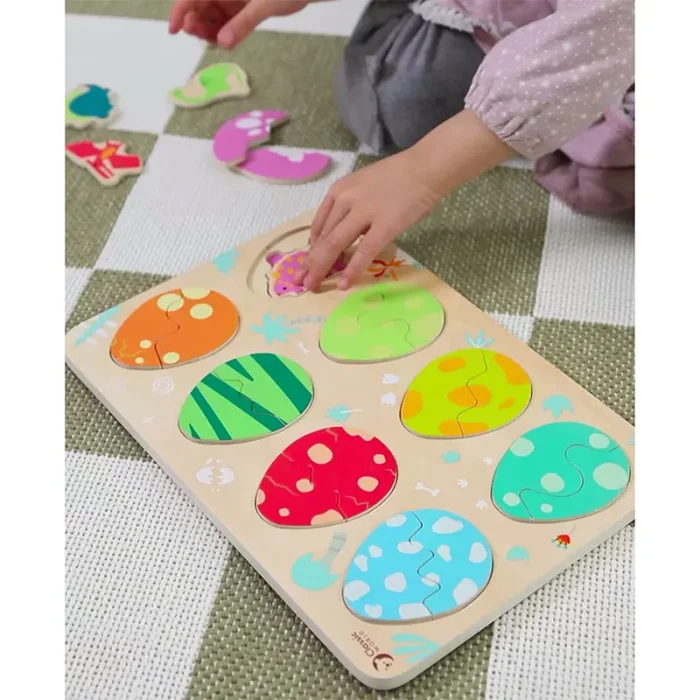 پازل چوبی دایناسور کلاسیک ورد Classic World Dinosaur Puzzle کد 40071