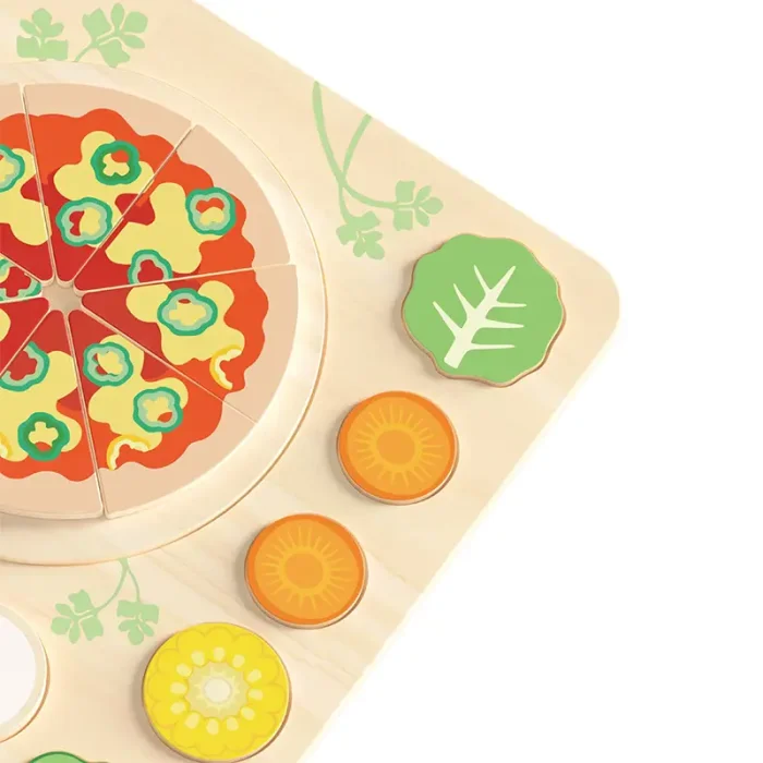 پازل چوبی جاگذاری پیتزا Classic World Pizza Puzzle کد 40066