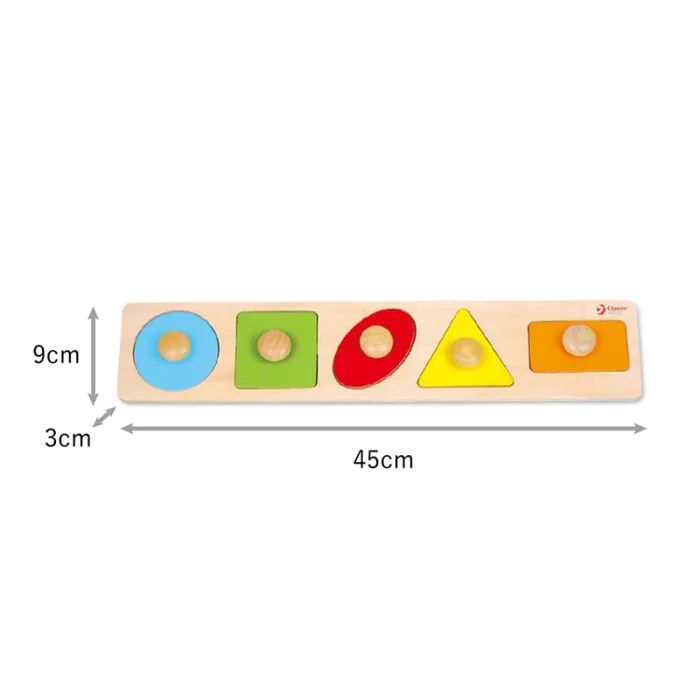 پازل جاگذاری اشکال هندسی کلاسیک ورلد Classic World Geometry Puzzle کد 3644