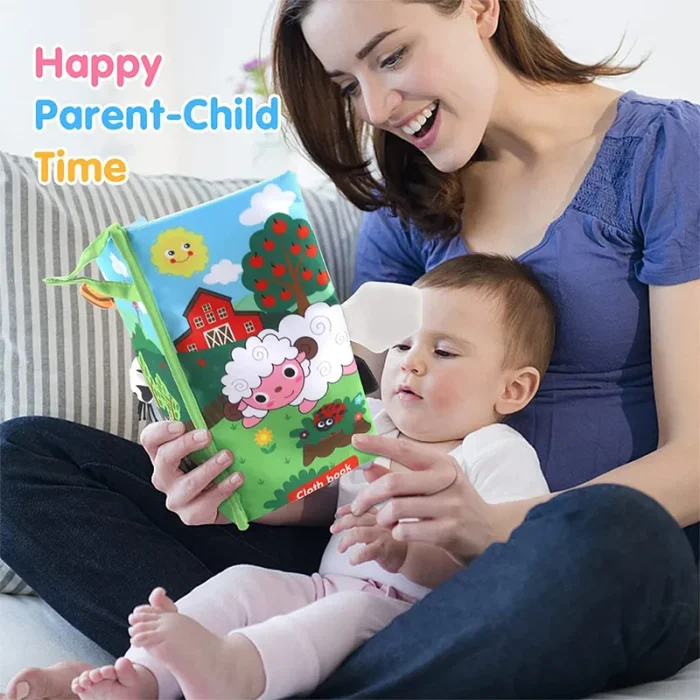 کتاب پارچه ای آموزشی جغجغه ای کد TB01924090288