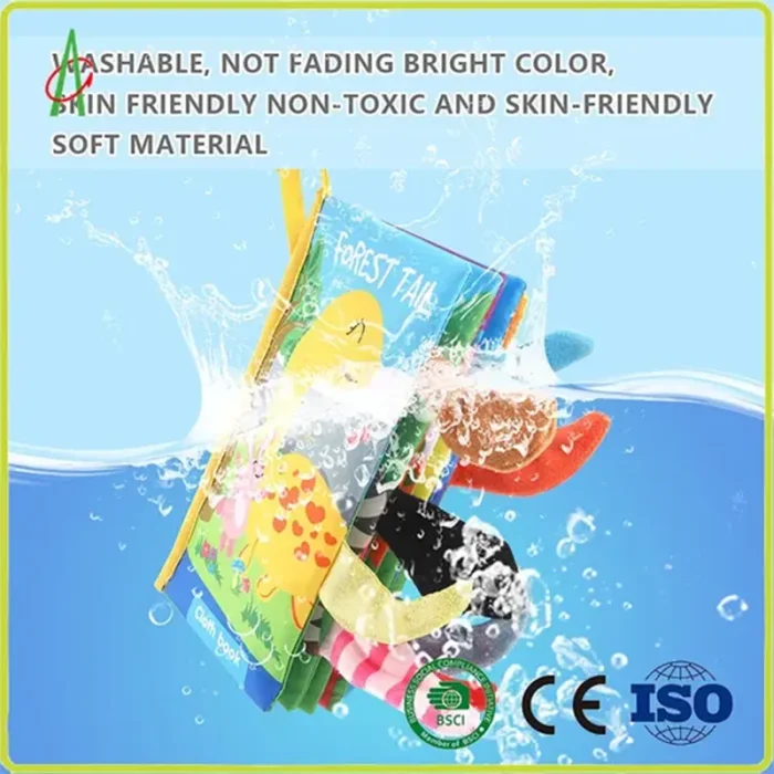 کتاب پارچه ای آموزشی جغجغه ای کد TB01924090288