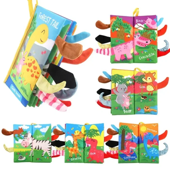 کتاب پارچه ای آموزشی جغجغه ای کد TB01924090288