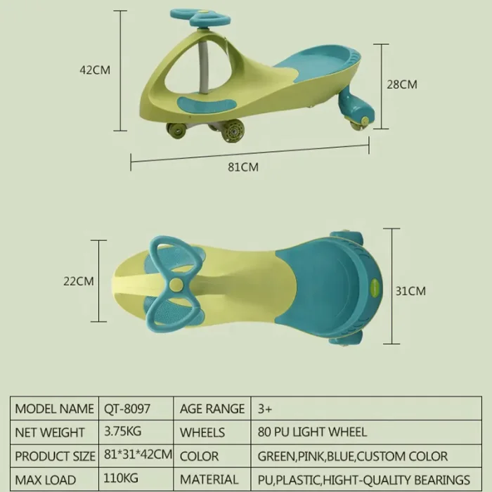 پلاسماکار چرخ ژله ای چراغدار صورتی کد P/MTD888/E