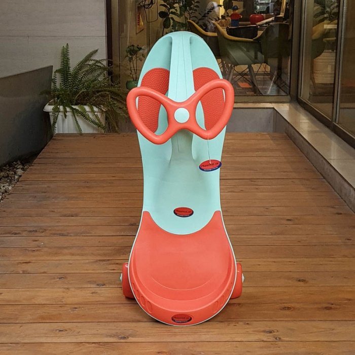 پلاسماکار چرخ ژله ای چراغدار نعنایی کد P/MTD888/D