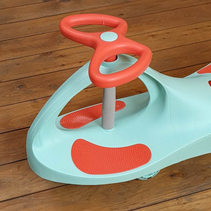 پلاسماکار چرخ ژله ای چراغدار نعنایی کد P/MTD888/D