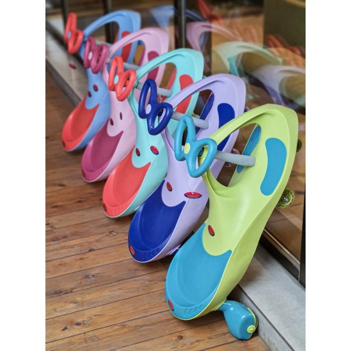 پلاسماکار چرخ ژله ای چراغدار آبی کد P/MTD888/B