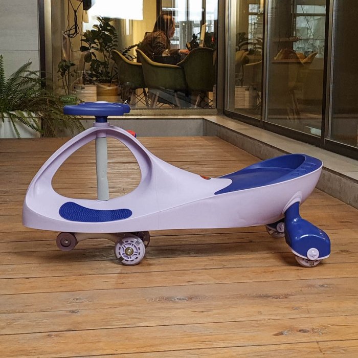 پلاسماکار چرخ ژله ای چراغدار یاسی کد P/MTD888/A