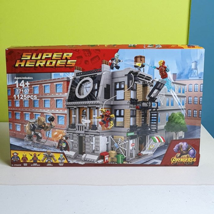 اسباب بازی لگو 1125 تکه مدل قهرمانان اونجرز کد 77107
