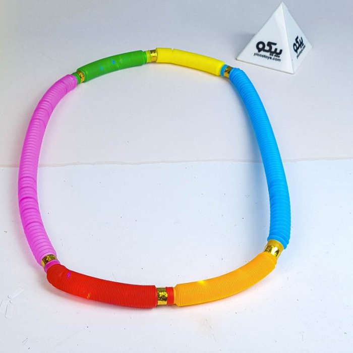 اسباب بازی لوله حسی چراغ دار 6 عددی کد 6928382