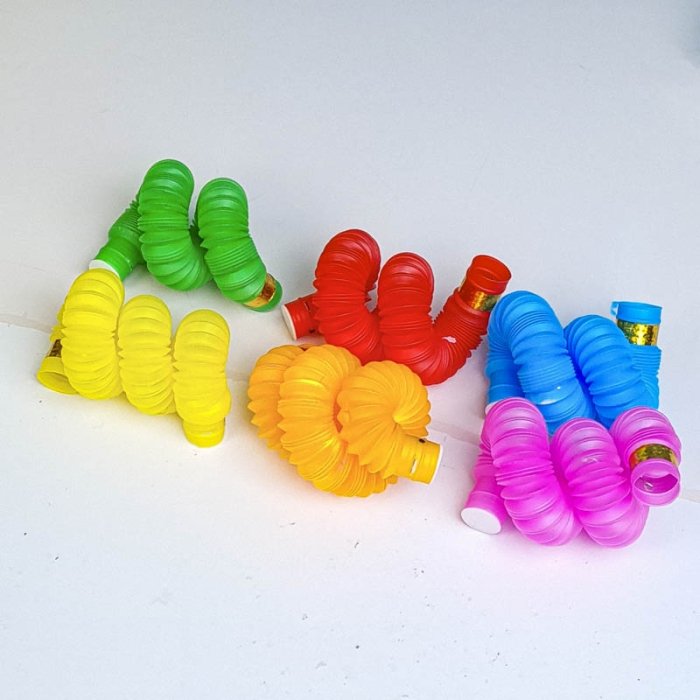 اسباب بازی لوله حسی چراغ دار 6 عددی کد 6928382