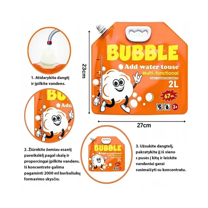 مایع حباب ساز  غلیظ 67 میلیلیتر کد 201896