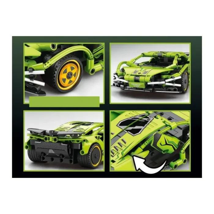 لگو ماشین مسابقه کنترلی  304  تکه مدل SPEED CAR کد 8700