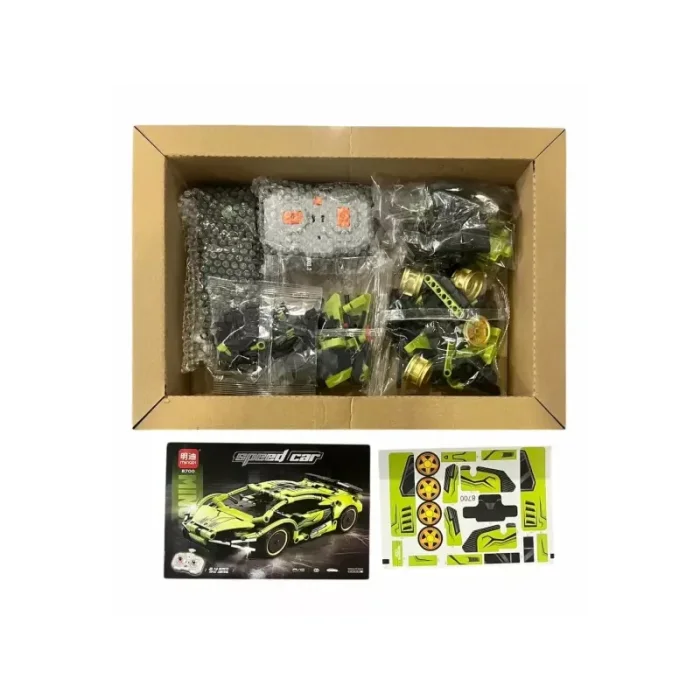 لگو ماشین مسابقه کنترلی  304  تکه مدل SPEED CAR کد 8700